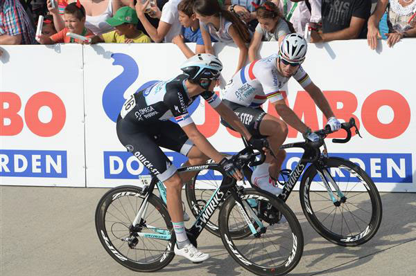 Niki Terpstra and Mark Cavendish